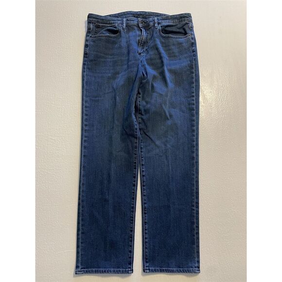 Bonobos 36 x 32 Athletitc Fit Tapered Dark‎ Wash Flex Denim Jeans - Picture 1 of 10